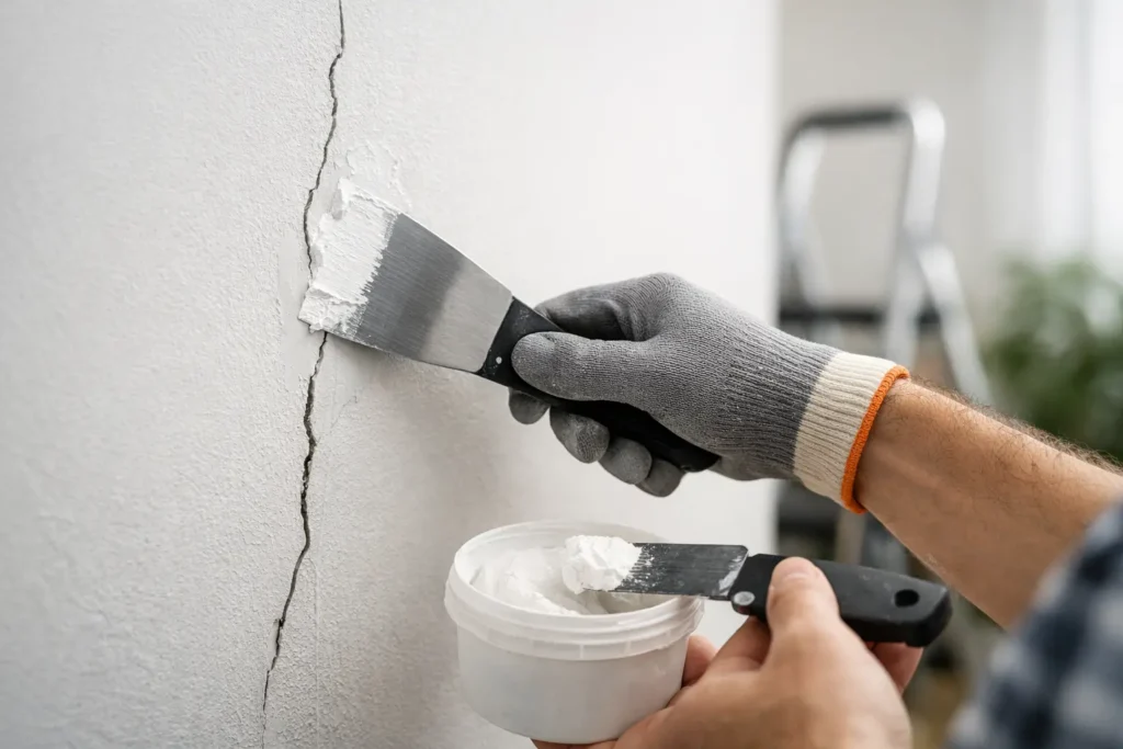 Antes de reparar la grieta, averigüe qué la ha causado
