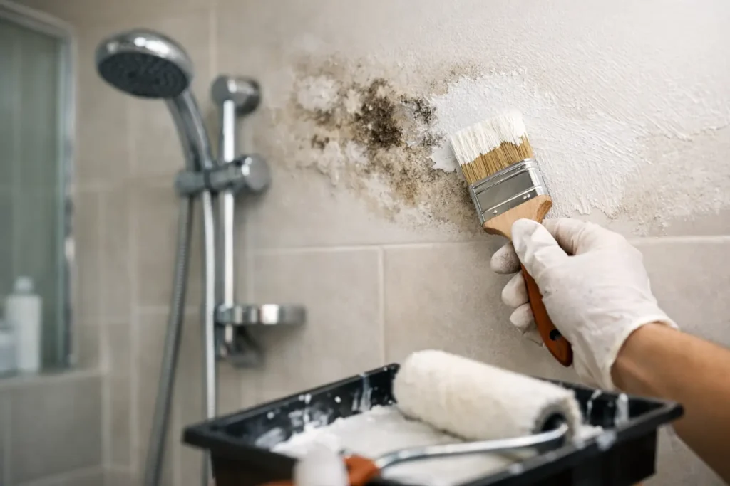 Antes de pintar: identifique qué humedad tiene el baño